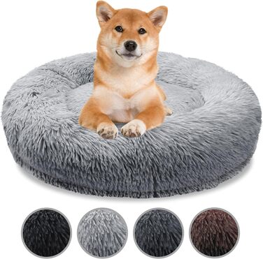 Ортопедичне ліжко для собак середніх порід, 80 см. Круглий матрац 