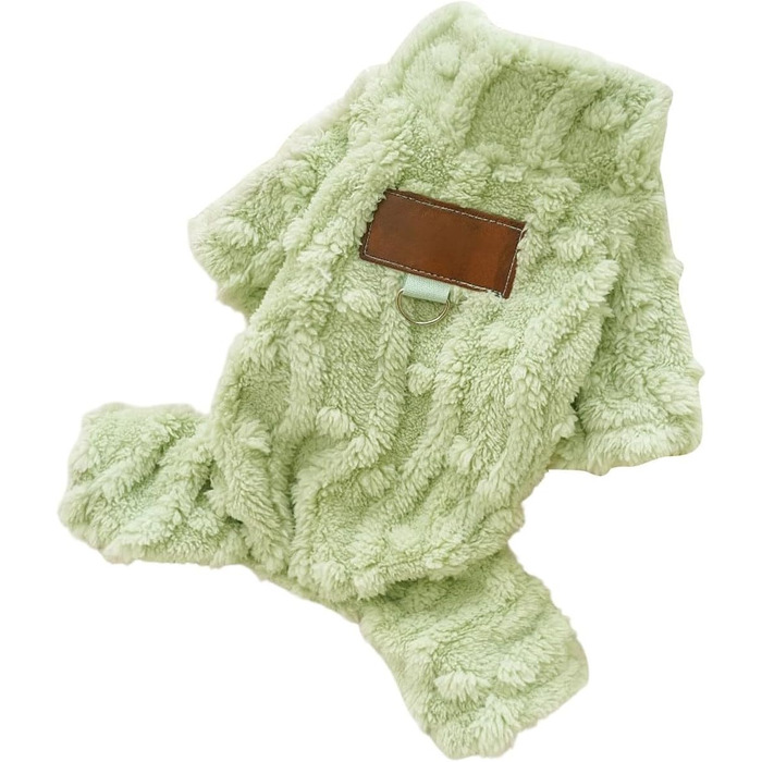 Зимовий теплий флісовий комбінезон для собак, теплий та затишний, для маленьких та середніх порід, ідеальний для холодної погоди (XXL, B)