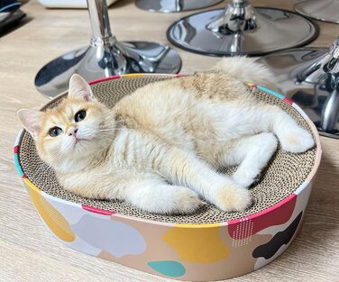 Ліжко для великих котів, овальної форми