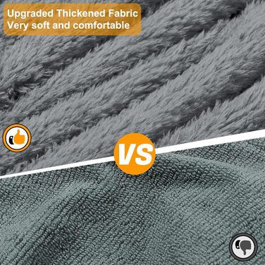 Рушник для собак Bienbee, швидковисихаючий, супер вбираючий, сірий, розмір XXL