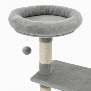 Високий когтеточка-комплекс з лежаком та стовпчиком, вежа для котів Wideshop 61 - 100 см