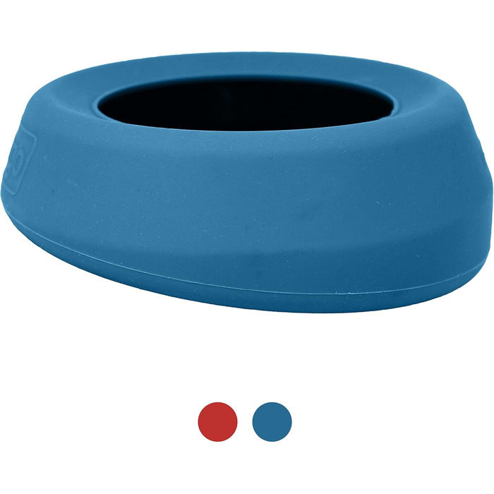 Kurgo Splash Free Wander: Миска для води для собак, 0.7 л, блакитна, витокозахисна, для подорожей