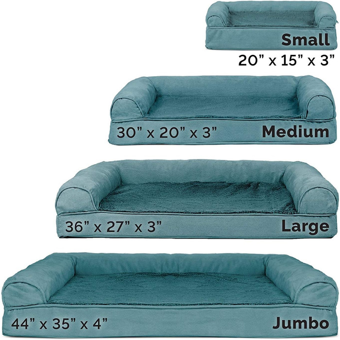 Крісло-ліжко для собак та котів Furhaven з гелевим охолодженням, м'яка піна пам'яті, Deep Pool, 91 x 68 x 16 см