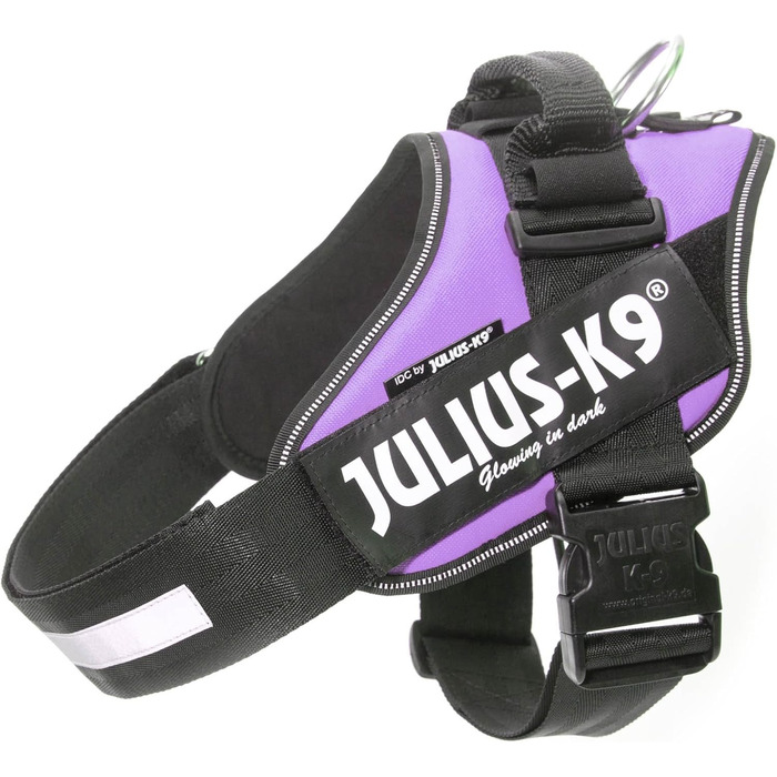 Шлея Julius-K9 IDC Powerharness для собак, фіолетова, розмір 1, з 2 патчами