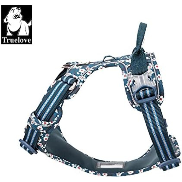 Нашийник для собак WINHYEPET Truelove No Pull TLH56512, світловідбиваючий, м'який, з регулюванням, XS, блакитний