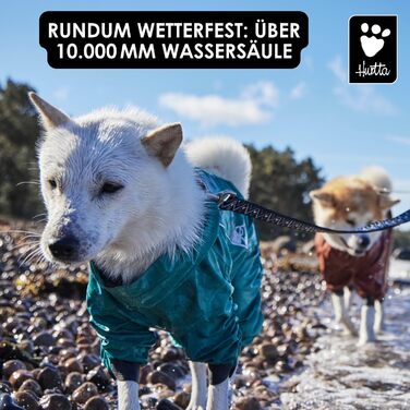 Дощовик для собак Hurtta Mudventure Overall ECO, Peacock-Türkis (30S)