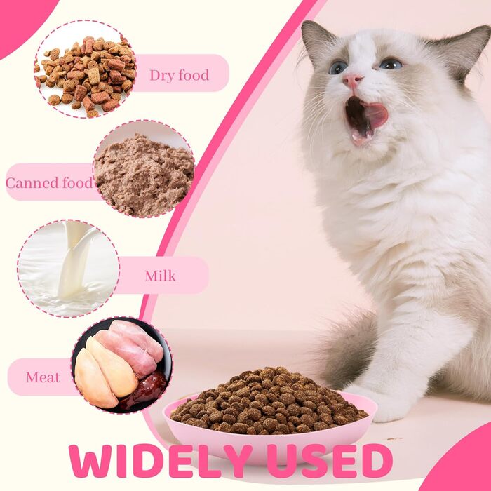 Набір мисок для котів GMMG, 6 шт., кераміка, плоскі, для годування котів