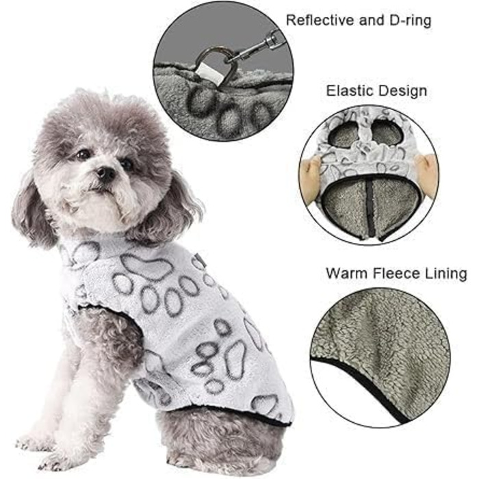 Тепла куртка для собак з шлейкою, зимова куртка від холоду, зручний верхній одяг для собак, стильна куртка на блискавці з шлейкою (A,M) A M