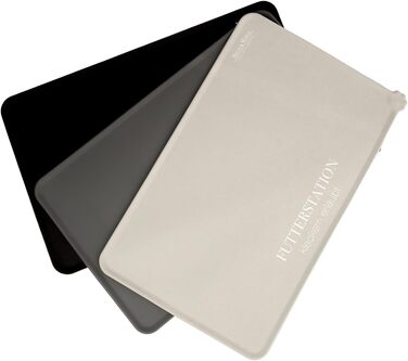 Підкладка під миску для котів Minty&Marla® Beige | Силіконова килимок протиковзкий | Підкладка для води та корму