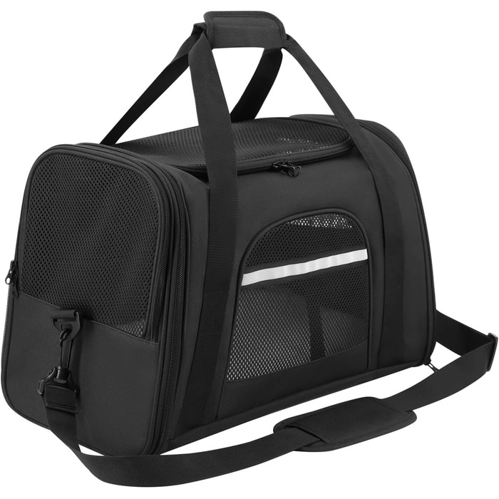 Транспортна сумка для котів та собак SHJOEE, розширювана, складана, 43x28x25 см.