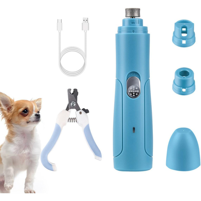 Електричний точило для кігтів тварин Toddmomy (3 шт.) - для котів та собак, з ABS пластику