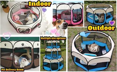 Клітка-переноска для котів Floving, складана, велика (XL), водовідштовхувальна, для дому та вулиці