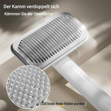 Щітка для вичісування тварин Piddy Ion Pet Brush: видаляє ковтуни, делікатно розплутує шерсть (чорна)