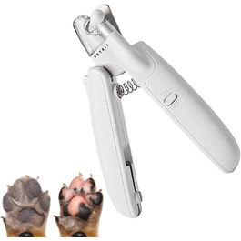 LED кусачки для нігтів домашніх тварин | Кусачки для нігтів собак та котів з підсвічуванням | Тример для нігтів для дому, подорожей та кемпінгу