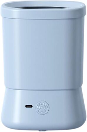 Автоматичний очищувач лап для собак, 2 режими очищення, комплект для догляду за тваринами, блакитний