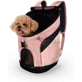 Haustier-Tragetasche Ibiyaya - Рюкзак-переноска для собак та котів (маленьких та середніх порід), дихаюча сітка, магнітні застібки, бічні кишені