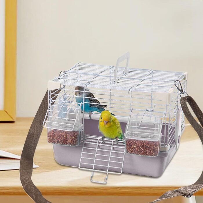 Переносний клітка для птахів Vogelkäfig: зручний транспортний засіб для колібрі, ньомуфенситок, перламутрових птахів
