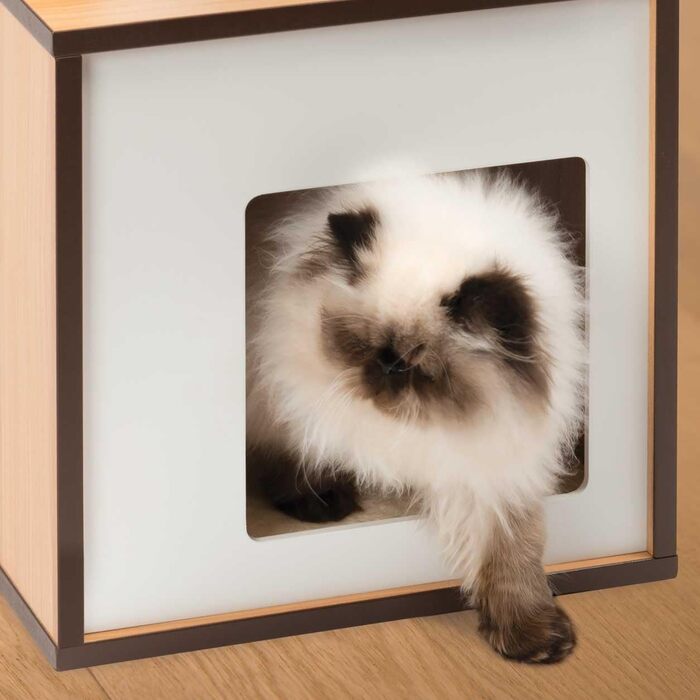 VESPER 52075 Меблі для котів Box, малі, горіх