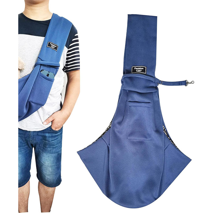 Трансформер для собак та котів | Сумка-переноска для тварин | Переноска для котів та собак, блакитна