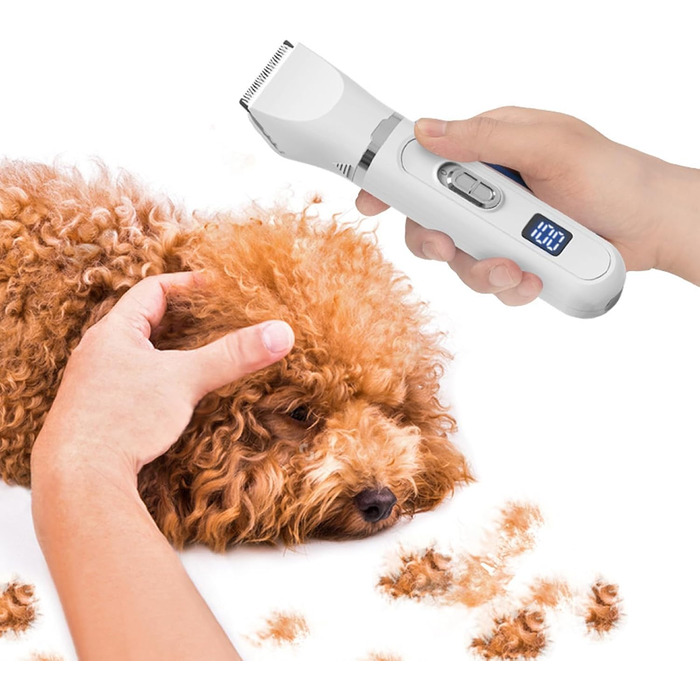 Набір машинок для стрижки собак, тример для догляду за тваринами, USB-триммер з регульованими насадками для безпечної грумінгу