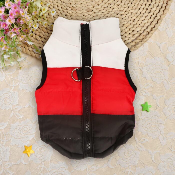 Зимовий одяг для собак Idepet: водонепроникний пуловер, куртка, комбінезон для снігу. XS, S, L (XS, Чорний)