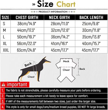 Водонепроникна зимова куртка для собак та котів SMALLLEE_LUCKY_STORE, оранжевого кольору, розмір M