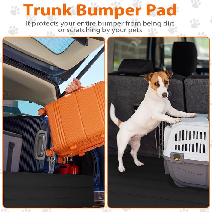 Захисна килимок у багажник для автомобіля Flintronic, 96 x 64 см, складаний, універсальний, для захисту від ударів, підходить для авто, SUV та мінівенів