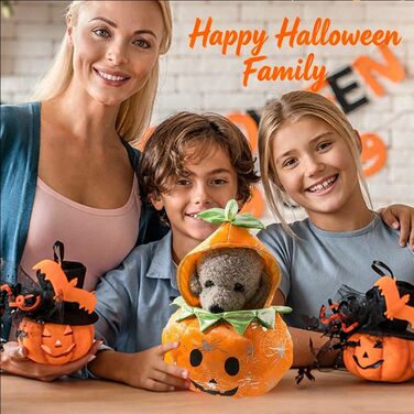 Костюм на Halloween для собак та котів: гарний костюм з гарбузом для маленьких, середніх та великих тварин, м'яке дихаюче матеріалу (XL, помаранчевий)