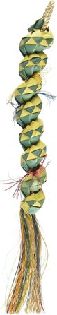 Іграшка для папуг Planet Pleasures Caterpillar, маленька, натуральна, асорті (середній розмір)