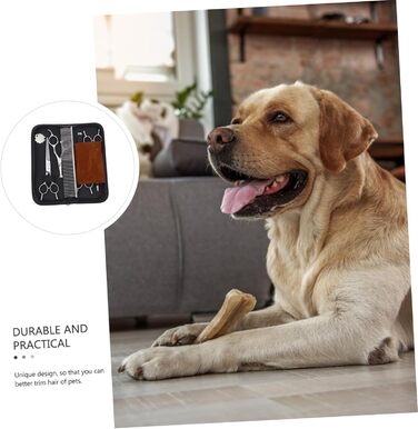 Набір для грумінгу собак BESPORTBLE: професійна ножиця та машинка для стрижки шерсті з нержавіючої сталі, безпечні закруглені кінчики для обличчя, вух та тіла