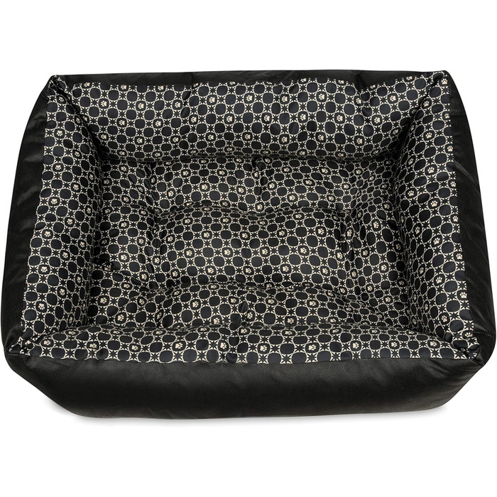 Лежак для собак SuperKissen24 Louis Black XL – м'яке, велике, пране, для малих, середніх і великих порід