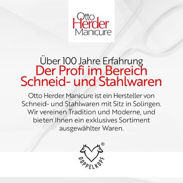 Ножиці Otto Herder для стрижки подушечок лап собак, нержавіюча сталь, 10 см