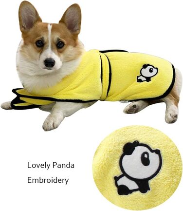 Рушник для собак, мікрофібра, швидковисихаючий, для середніх та великих собак (L, довжина спини 60 см)