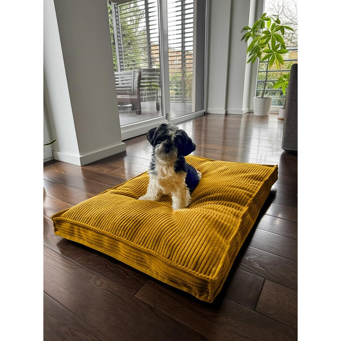 Крісло-лежанка для собак великих порід, 100 x 70 см, червоно-коричневе, зносостійке, миється