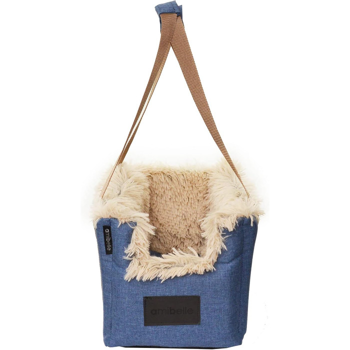 Автомобільний підлокітник для собак | Універсальний, миючий, зносостійкий, для середніх консолей, передніх/бічних сидінь, заднього ряду | Сумка для собак, для маленьких порід | Колір: Джинс