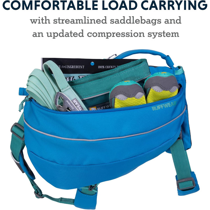 RUFFWEAR Approach Pack - рюкзак для собак, Blue Dusk (Small), 41 x 33 x 6 см
