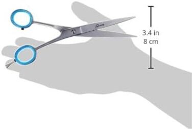 Ножиці для догляду за волоссям Show Gear, 16.5 см, вигнуті