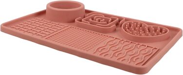 Силіконовий килимок для повільного годування тварин з присосками, великий для собак та котів - захист від травлення