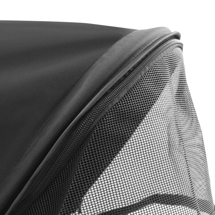 Візок для собак 2в1, переноска для собак, складаний візок-переноска до 15 кг з сітчастими віконцями, тримачем для напоїв, дощовиком, візок-джер для тварин