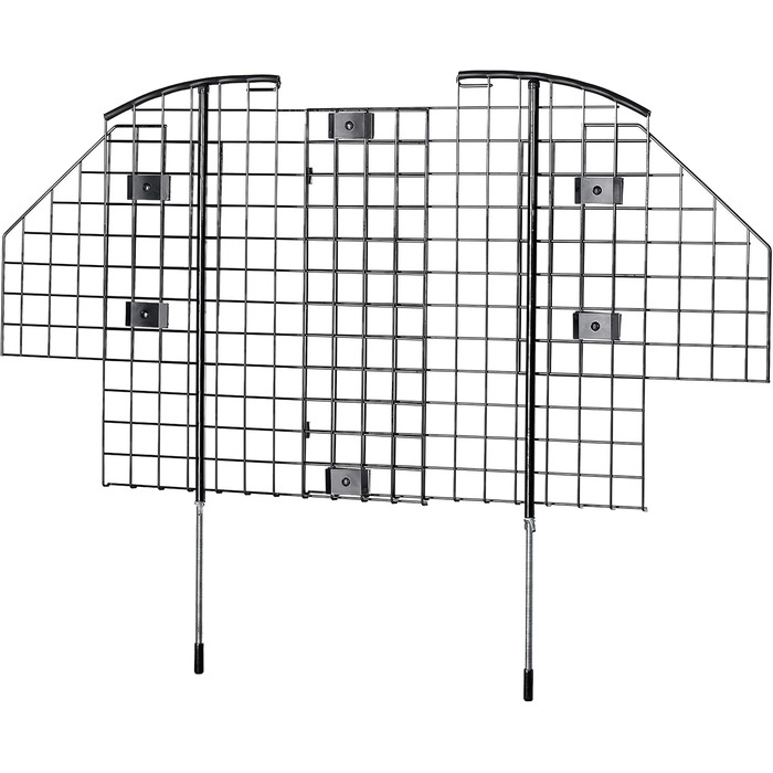 Захисний бар'єр для SUV Midwest Homes for Pets, 6 труб, чорний, модель 11 (Матовий чорний, оцинкований, розмір XS (до 4,53 кг))