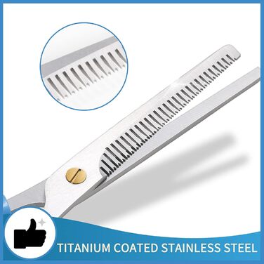 Професійний набір для грумінгу собак: ножиці, ножиці для вирівнювання, гребінець для догляду за шерстю