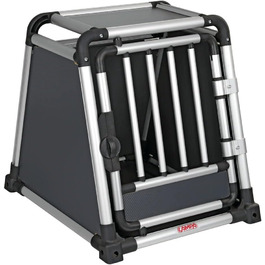 Транспортний бокс для тварин LAMPA 60501: алюмінієвий, розмір 60x50x55 см, тканинна підкладка