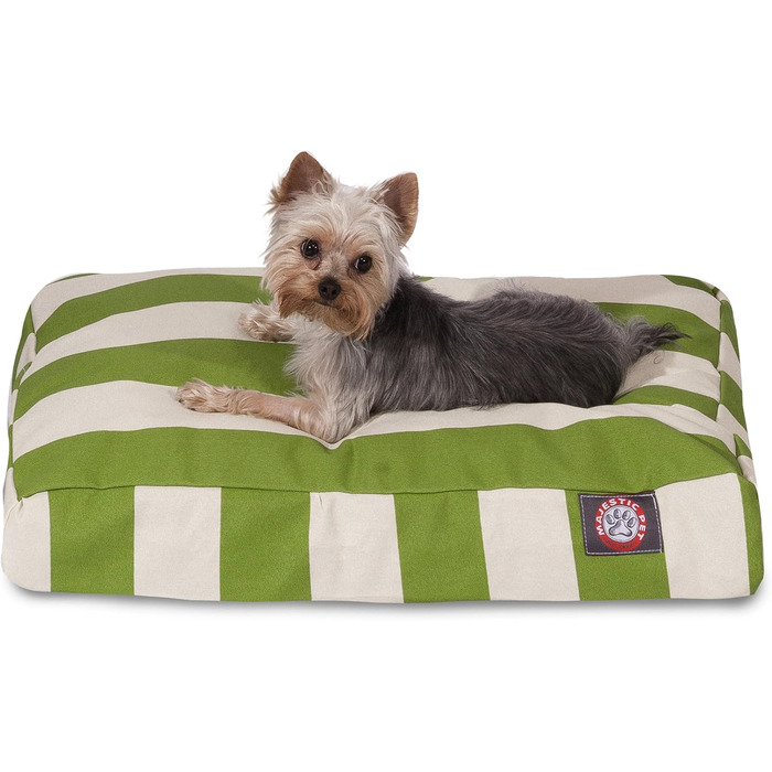 Велике собаче ліжко Majestic Pet прямокутне, зручне, з неслизьким дном та знімним, пральним чохлом, розмір XL, 127 x 107 x Salbeigrün (L 69 x B 51 x H 10 cm, salbeigrün)