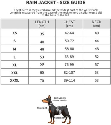 Водонепроникний зимовий теплий дощовик для собак, куртка для собак, вітронепроникний дощовик з флісовою підкладкою, теплий дощовик для собак великих порід - XL, чорний