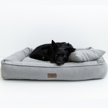 М'яке ліжечко для собак Legowiska, сіре, 80 см x 60 см