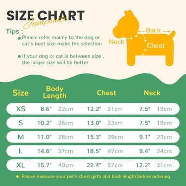 Піжама для собак маленьких порід, фліс, теплий пуловер, комплект 2 шт., X-Small (довжина спини до 22 см), зелений