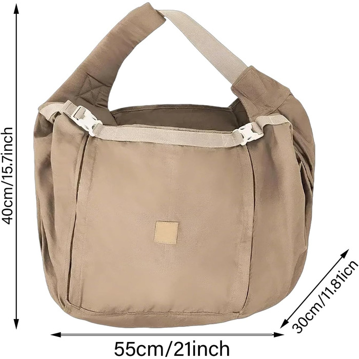 Сумка-переноска для собак – рюкзак-переноска для подорожей, зручна переноска-слінг для собак, портативна сумка-тримач | для цуценят, маленьких собак, котів, для активного відпочинку, прогулянок