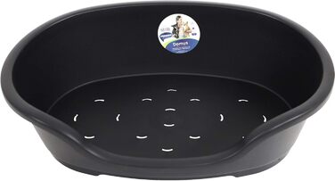 Корзина для домашніх тварин Karlie Haustierkorb Domus, чорна, 60x47x22 см