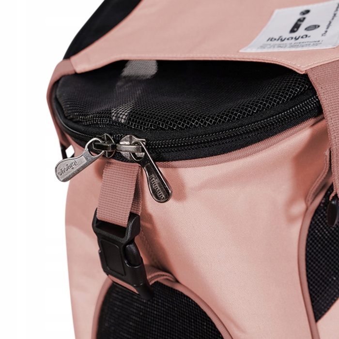 Переноска-рюкзак для собак та котів Ibiyaya Ultralight Pro — рожевий