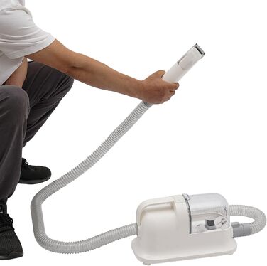 Професійна машинка для стрижки собак зі вбудованим пилососом, комплект для грумінгу тварин, 11800Pa, тиха, 5 інструментів, видалення шерсті для собак та котів